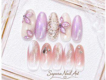 津田沼ネイルサロン サパラ(sapara)/プラチナ定額☆¥6,899 100種☆