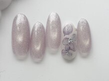 リアン(LIAn.)/紫陽花ネイル/6000円