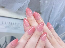オレンジピンクグラデーション