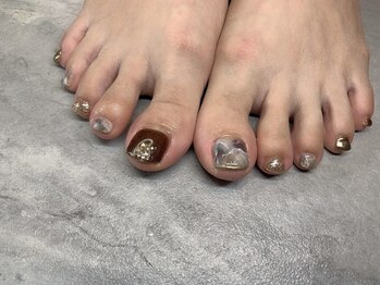 エンジェリック カラーズ(Angelic colors)/大理石フットネイル☆