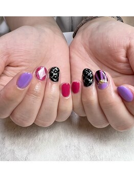 ウィズ ユー(with U produce by Megumi Ohara)/持ち込みデザインネイル