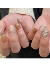 ネウィ ネイル 京橋(newi nail)/淡色ネイル×ラメ【newiネイル】