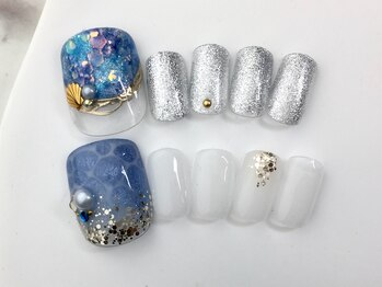 フローレスネイル 新宿西口店(FlawlessNail)/【FOOT】7280円