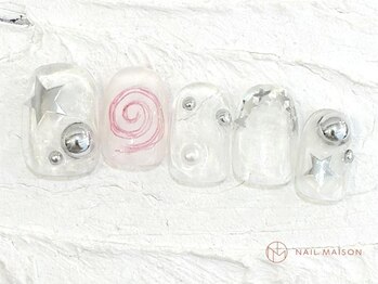 ネイルメゾン 池袋店(NAIL MAISON)/ぐるぐるスター¥4800