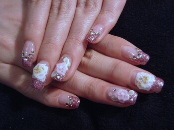 オーロラ(AurorA)/３Dフラワーフレンチ