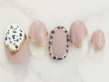 ネイルズガッシュ 蒲田東口店(NAILsGUSH)/＊ベージュアニマル＊