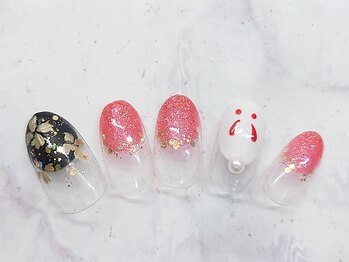 ネイルプラータ(Nail Plata)/2023うさぎネイル【7780】