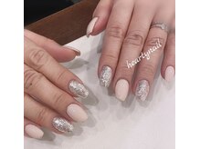 ハーティーネイル hearty nail 溝の口店/長さだし×ジェルデザイン