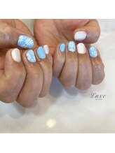 ネイルサロンリュクス (nailsalon Luxe)/手描きフラワー☆