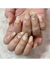 ブルーバードネイル(Blue bird nail)/砂浜ネイル