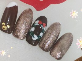 Y-26　クリスマスネイル