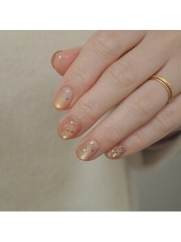 kuuki nail【クウキネイル】透明感/ショートネイル/ニュアンス/kuuki流オーダーメイドプラン