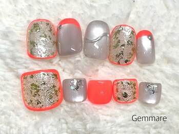 ジェンマーレ たまプラーザ店(Gemmare)の写真/ソフトジェルオフ無料!カラー変更もOK♪カラーチャートよりデザイン/カラーお選び下さい