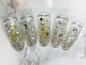 ラリュールネイル(L'Allure nail)/キラキラネイル¥8200