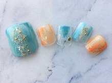 ホームネイルサロン 戸田 ミハ フルーラ(Home Nail Salon Mija Flura)/フットニュアンス　　Ｉ339ＦＮ