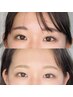 《すっぴん美人に》まつげパーマ＆黄金美眉WAX１回￥10,000→￥9,500