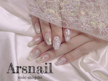 アルスネイル(Ars nail)/ホワイトマーメイドネイル