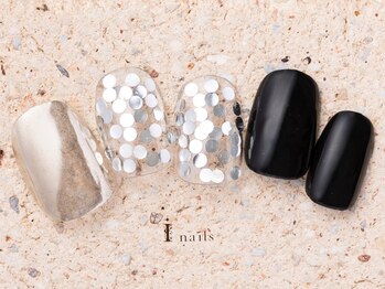 アイネイルズ 町田店(I nails)/シンプルメタリックホロ7980円