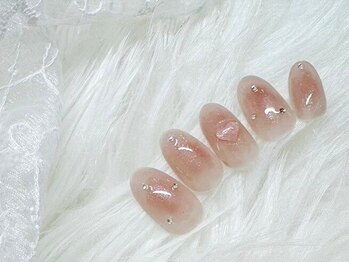 リベレ 福島店(LIBELLE)/血色ネイル/ちゅるんネイル