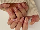 くすみカラーネイル　