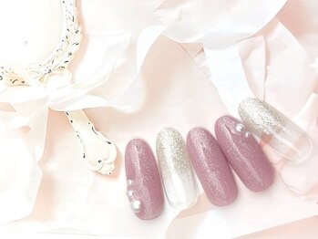 ネイルサロン&スクール ジーナ(GINA)/微粒子ラメでワンカラー
