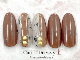 リボンモチーフネイル