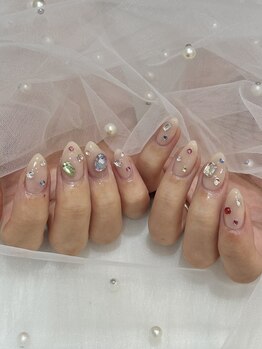 ランシル(Lancil)の写真/お得なクーポン多数ご用意★持ち込みデザインも可◎種類豊富なカラーやパーツで自分だけの特別な指先に♪