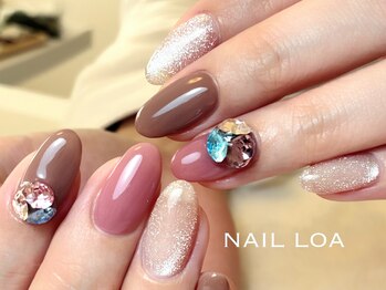 ロア(LOA)/ワンカラー×Vカット