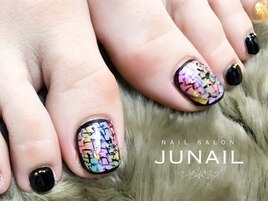 FOOT タイダイ×四角