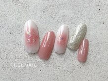 フィールネイル 天神橋店(feel nail)/チークネイル/純欲ネイル/ピンク