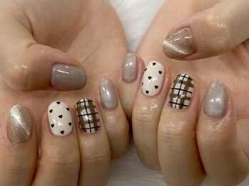 ディーネイル 池袋(D-nail)/【山崎】ベージュネイル