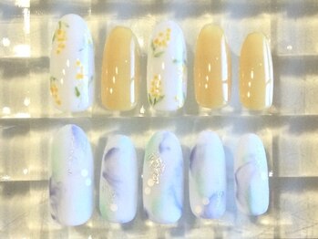 ネイルサロン あかねいろの写真/<丁寧ケア・オフ込>デザイン持ち込みOK◎芸大出身ネイリストが作る繊細でハイセンスなアートで指先に彩りを