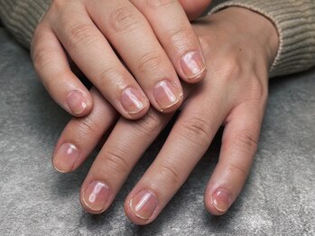 オムネイル 渋谷(HOMME NAIL)/クリアジェル ¥4.400