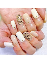 アニマル柄ネイル