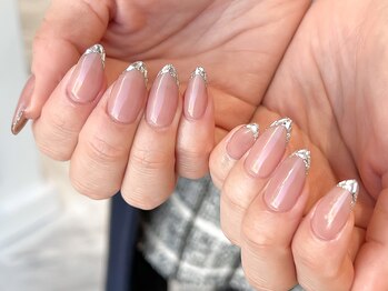 ワンアンドオンリー(One&Only)/王道☆ガラスフレンチネイル