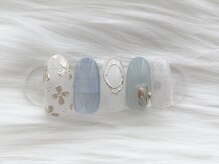 キャトル 表参道(quatre.)/フラワー×ブルー