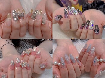 モアネイル 新宿/チップ/スカルプ/長さだし