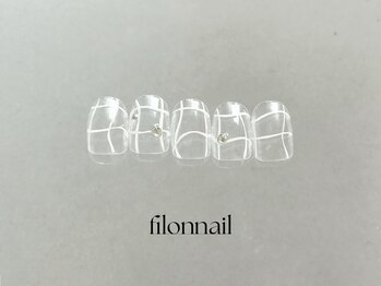 フィロンネイル たまプラーザ店(filonnail)/定額クリアニュアンス