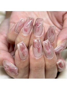 ソラール(SOLAR)/ぷっくり☆ニュアンスネイル