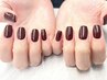 ハンド　ジェルネイル　ケア込　豊富なカラー★ワンカラー　￥4500
