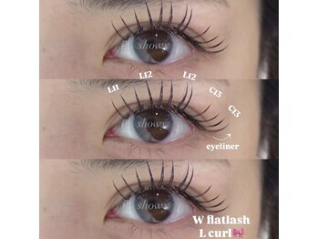 ショウイー 本店(Showy)/Lカールダブルフラットラッシュ