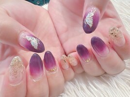 ＃蝶々ネイル＃春ネイル