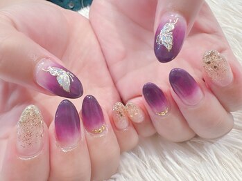 ＃蝶々ネイル＃春ネイル