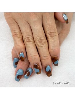 お持ち込みの可愛いデザインです