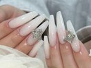>>long acrylic nail