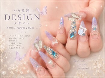 ビアンカ 名駅店(Bianca)の写真/長さだし10本+持込大人気♪ロング得意スタッフ多数◆理想の長さ形で自信のある手に◆キャラクターネイル可