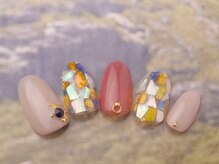 マハロネイル(Mahalo Nail)/トレンドコースのデザインです♪