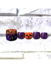 サロンドココ(Salon de Coco)/フットハロウィンネイル
