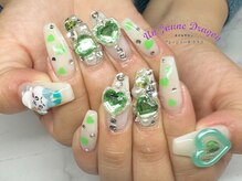 アン ジョーヌドラゴ/【ロングネイル】ハートネイル