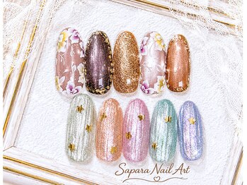 津田沼ネイルサロン サパラ(sapara)/プラチナ定額☆¥6,899 100種☆